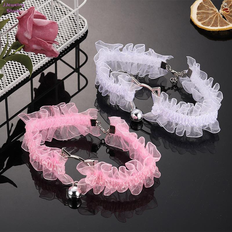 Magnetic Clasp Cosplay - 4 style adjustable lace choker with