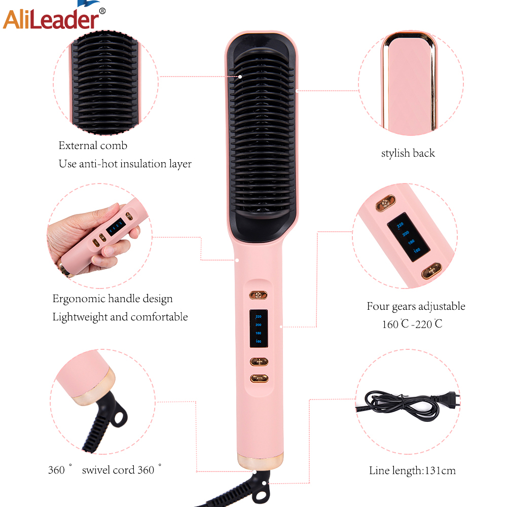 3In1 Hot Air Comb Straightenin - Aerith Cosplay Prop recension och pris