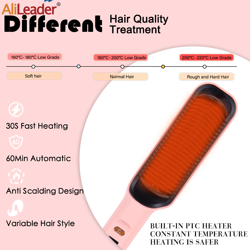 3In1 Hot Air Comb Straightenin - Aerith Cosplay Prop recension och pris