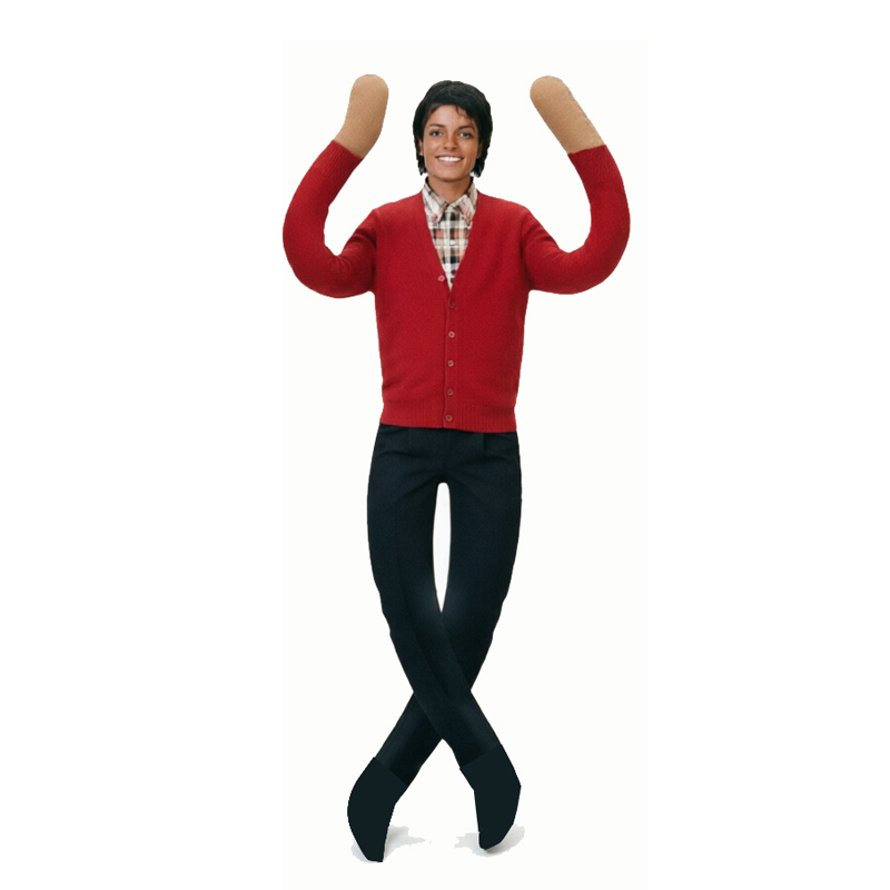 26CM Anime Michael Jackson Cos - Evoker Cosplay Prop recension och pris