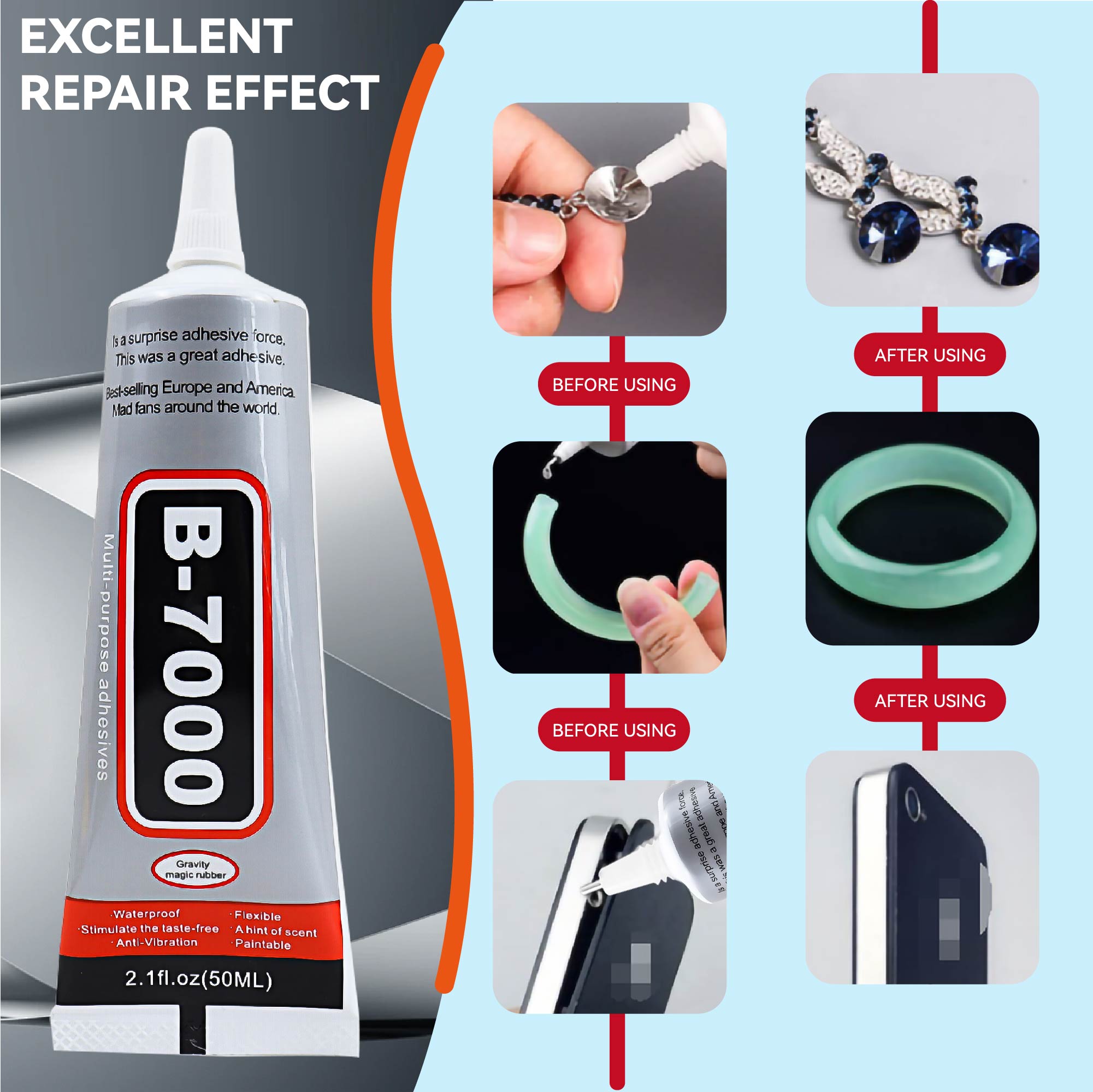 Contact Phone Repair Adhesive  - Contact Cement Glue recension och pris