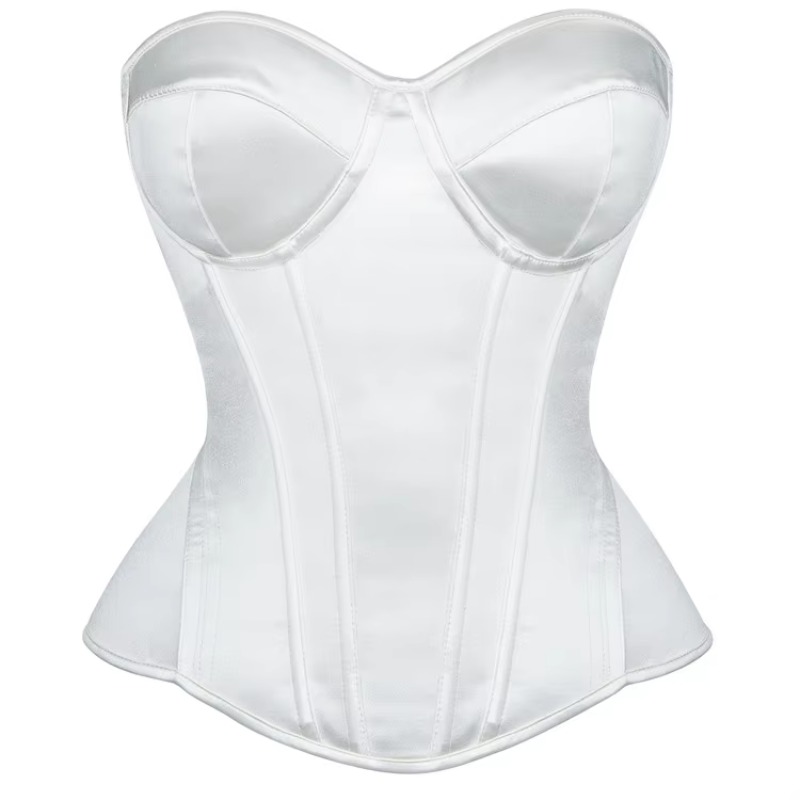 White Corset for Women Overbus - Boning Corset Steel recension och pris