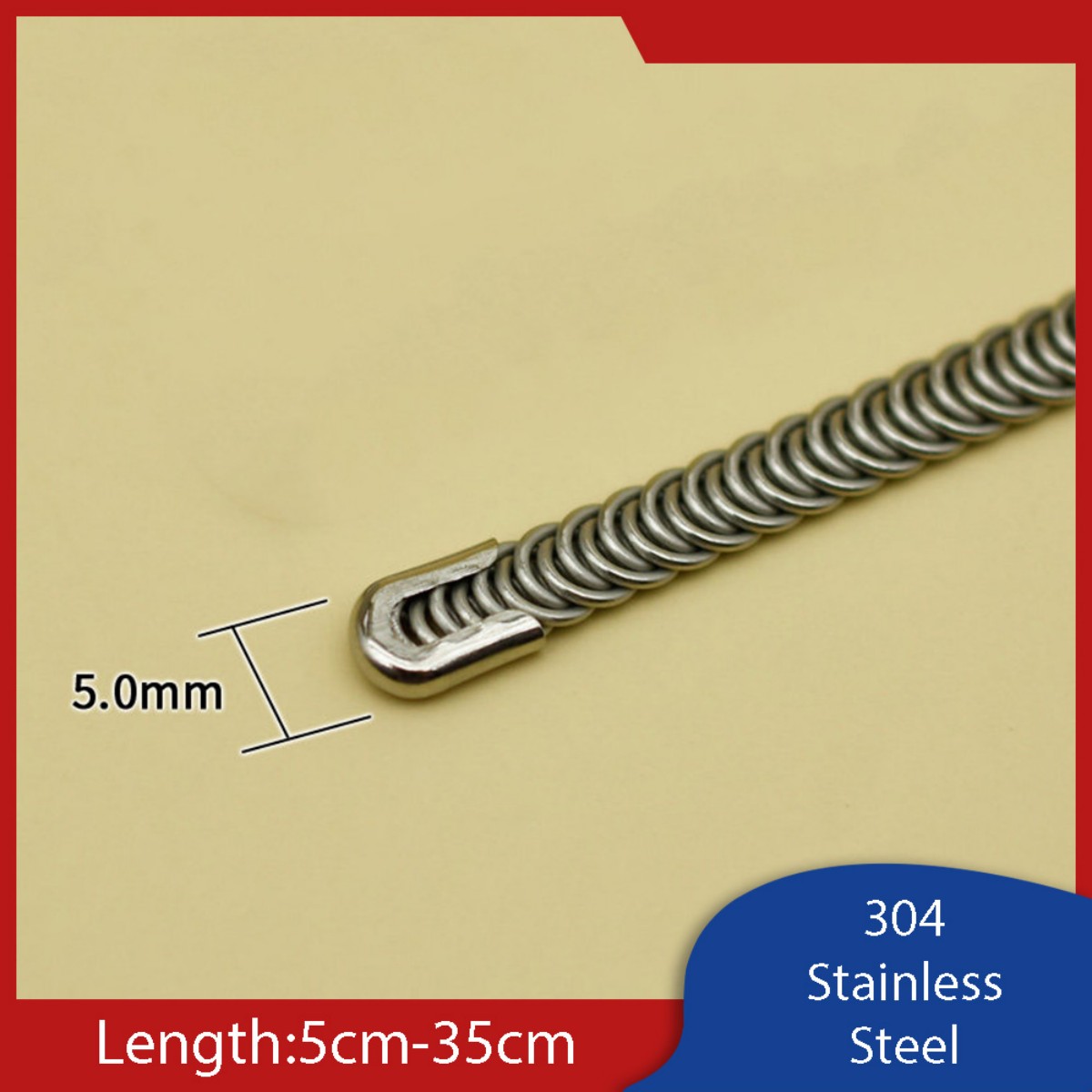 5mm Spiral Steel Corset Boning - Boning Corset Steel recension och pris