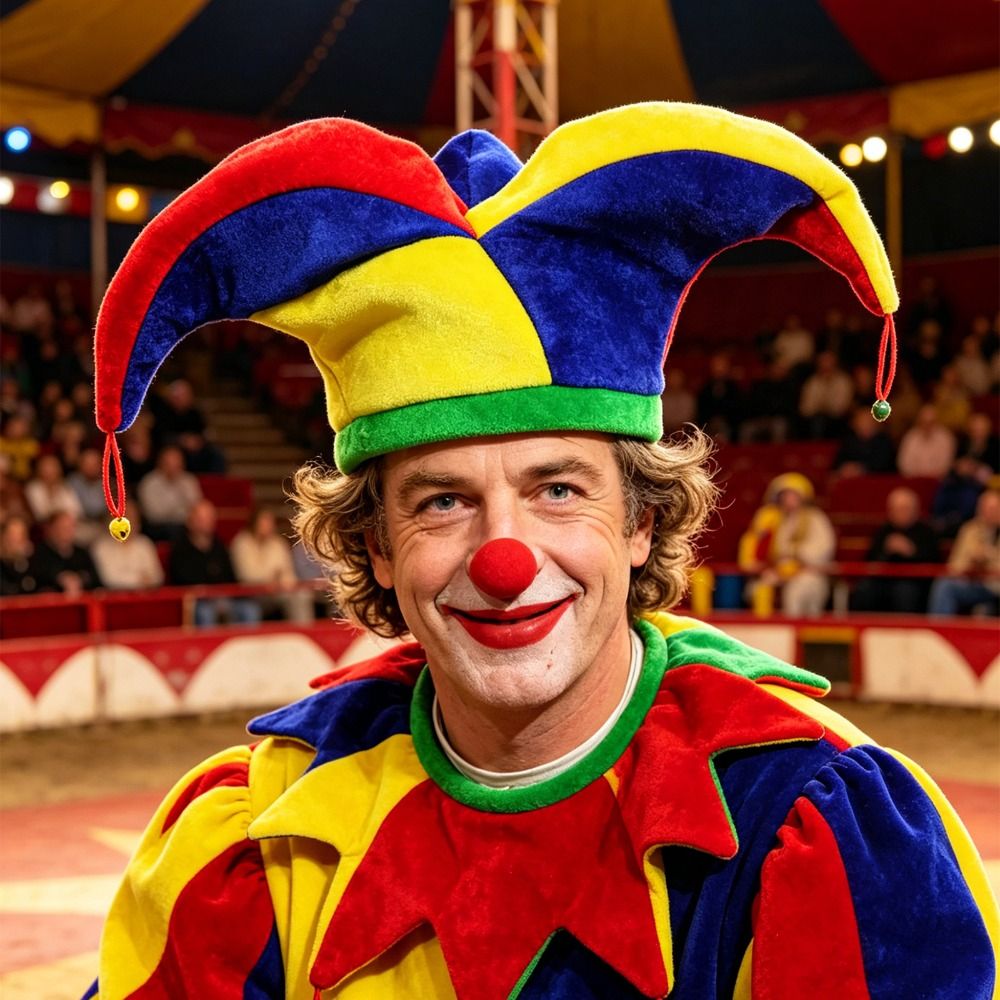 Cap Prop Multicolor Clown Hat  - Cosplay Prop Designer recension och pris