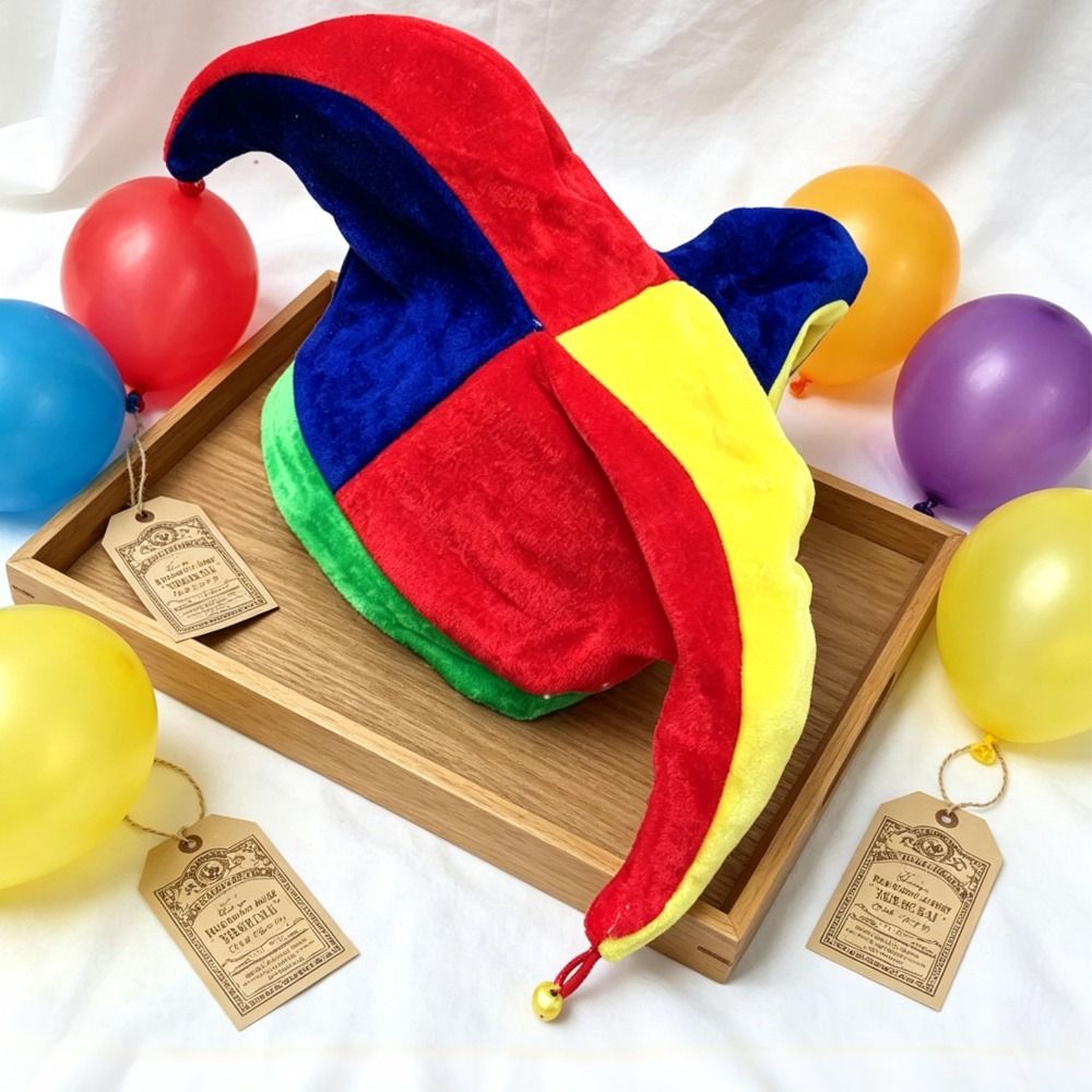 Cap Prop Multicolor Clown Hat  - Cosplay Prop Designer recension och pris