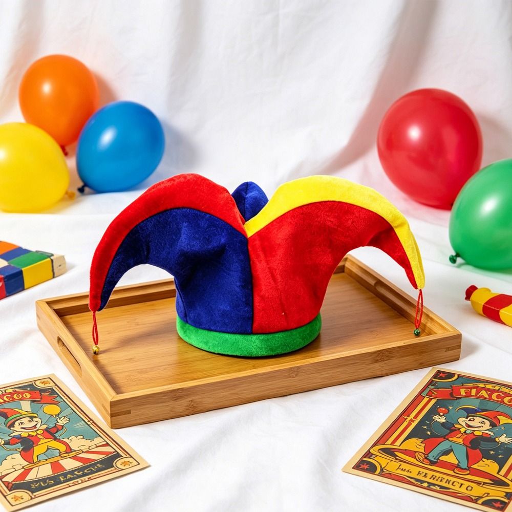 Cap Prop Multicolor Clown Hat  - Cosplay Prop Designer recension och pris