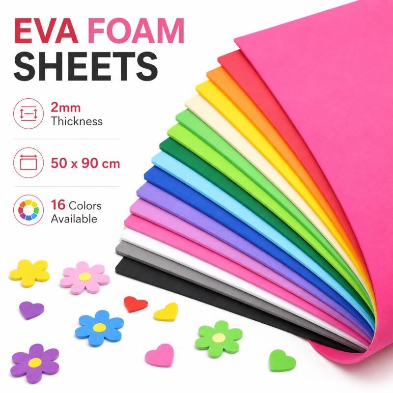 2pcs EVA Foam Sheets, Colorful - Cosplay Props Eva Foam recension och pris