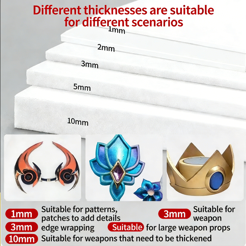 EVA foam sheet material model  - Cosplay Props Eva Foam recension och pris