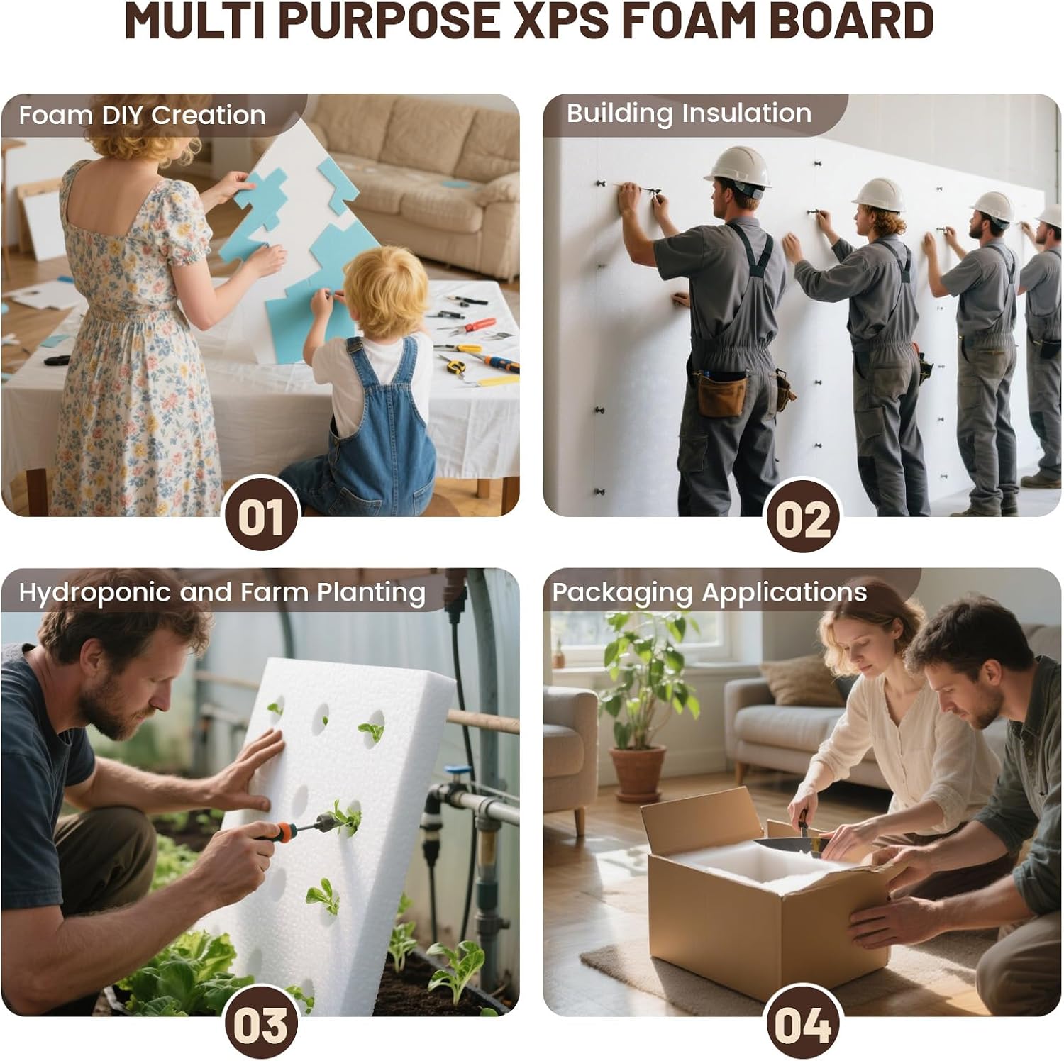 High Density XPS Large Foam Bo - Easy Cosplay Prop recension och pris