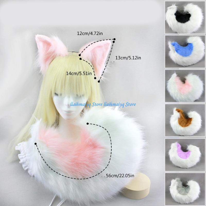 573B Natural Looking Foxes Tai - Easy Cosplay Prop recension och pris