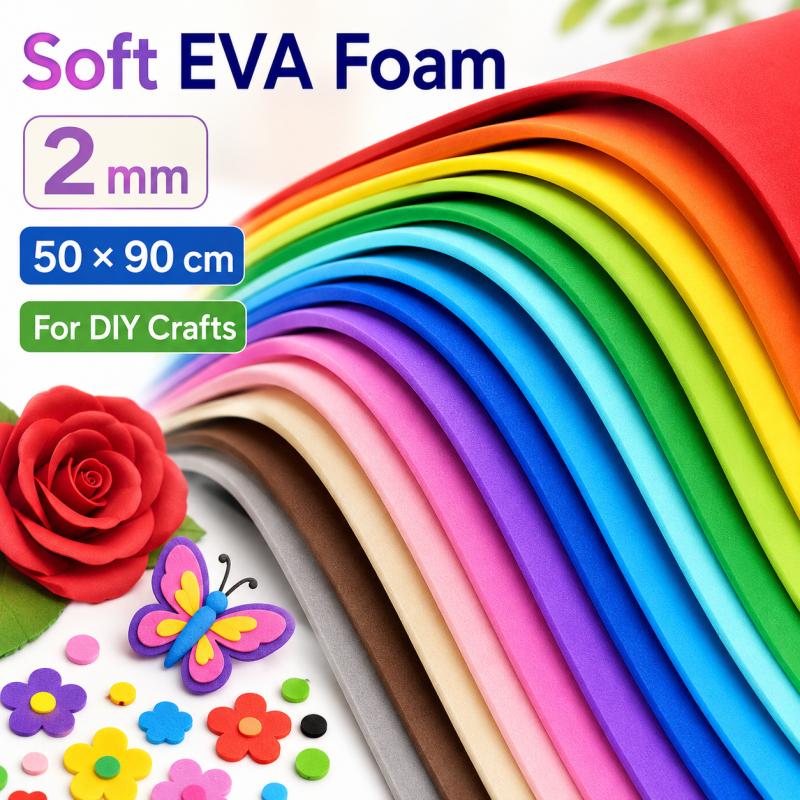 Colorful EVA Foam Sheets 2mm T - Cosplay Props Eva Foam recension och pris